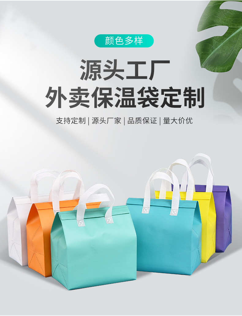 佛山市无纺布保温袋外卖袋